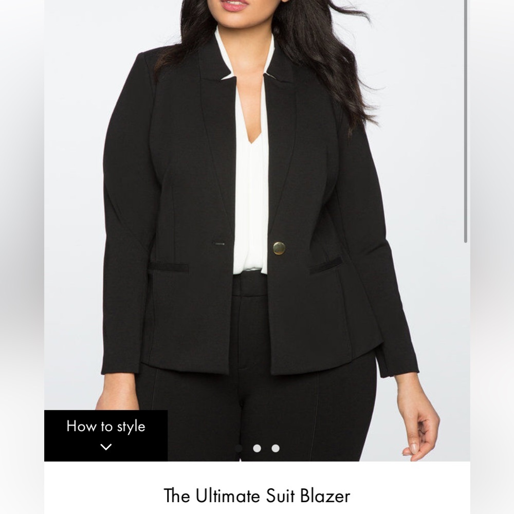 Brand new ELOQUII black blazer